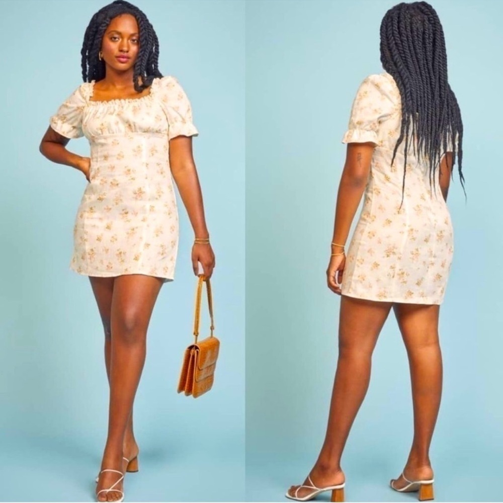 Reformation Robles Dress in Mildred Linen
